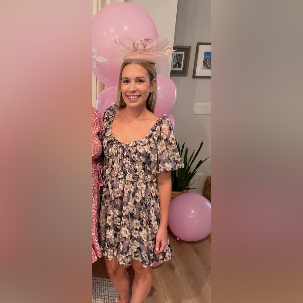 En Saison Floral Print Dress